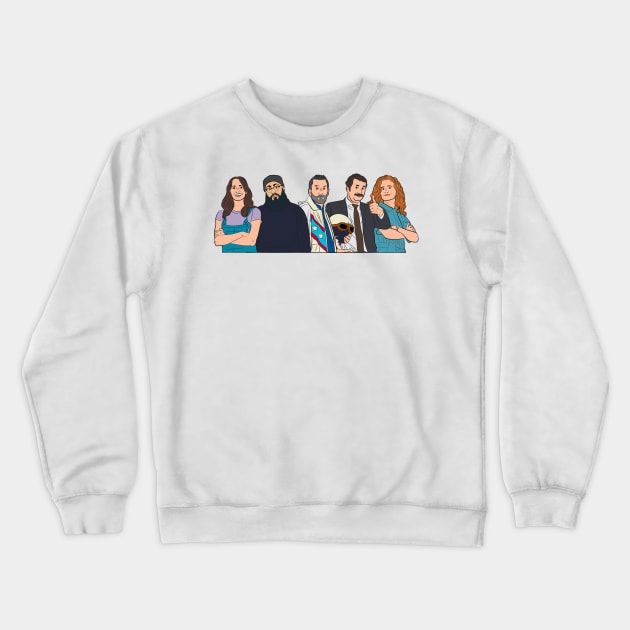 Taskmaster - Series 11 Cast Crewneck Sweatshirt by MarinaMenezzes